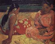 Paul Gauguin, The two women on the beach